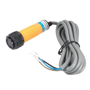 Heyiarbeit Photoelectric Sensors Diffuse Reflection Photoelectric Sensor Switch 300MA Detection Distance 10cm 3 Wires E3F-DS10C4 1pcs