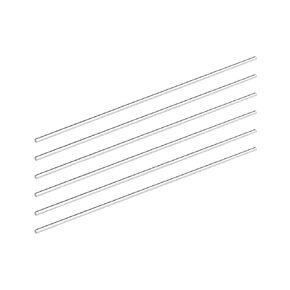 DMiotech 6 Pack 2mm x 8 Inch Acrylic Round Rod Solid Plastic PMMA Bar Stick for DIY Crafts Clear