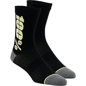 RYTHYM Merino MTB Socks Black/Yellow SM/MD