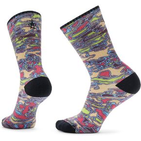 Smartwool Athletic Targeted Cushion Merino Wool In a Daze Print Crew Socks for Men and Women