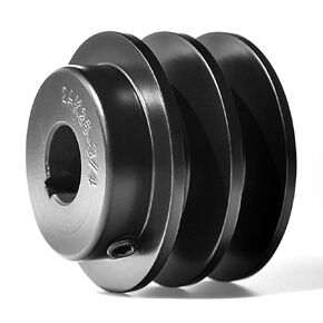 2AK25-3/4 Double Groove V Belt Pulley 3/4" Bore 2.55" OD, Cast Iron, for A, 3L&4L (A&AX) V-Belts in Kuwait