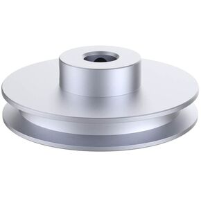 CHANCS Outer Diameter 40mm Single Groove Pulley 6mm Fixed Bore Pulley for Drilling Machine 6MM PU Round Belt