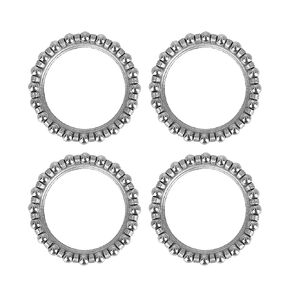 X AUTOHAUX 4pcs 37mm x 20 Ball Bearing Cages Crank Bearings Wheel Bearing Retainer for Bicycle