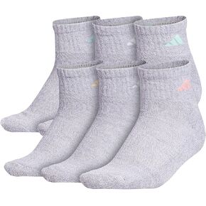 adidas Women's Athletic Quarter Socks 6-Pack