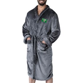 Northwest NBA Boston Celtics NBA Champions 2024 Transfer Patch Silk Touch Bath Robe, L/XL, Hardwood