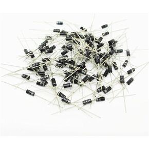 100Pcs 1N4001 DO-41 50V 1A General Purpose Rectifier Diode Reverse Voltage 50V Forward Current 1A in Kuwait