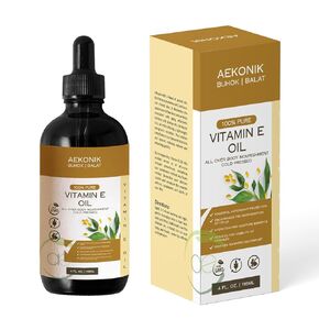 Organic Vitamin E Oil - Essential Pure Vitamin E Oil For Body Care and Skin Care - 4-Oz of Vitamin E Oil