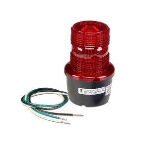 ضوء تحذير إشارة فيدرالية منخفضة المستوى، LED، أحمر، 120 فولت تيار متردد، LP3PL-120R