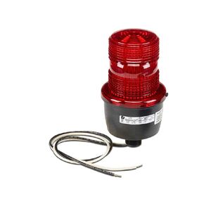 Federal Signal Low Profile Warning Light, LED, Red, 120VAC, LP3PL-120R