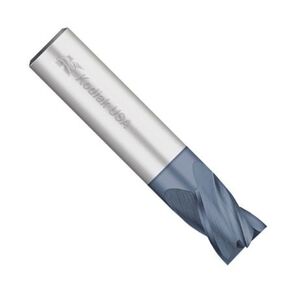 Kodiak Cutting Tools KCT131514 USA Made Solid Carbide End Mill, Coated, 4 Flute, 1/8" Shank, 1/4" Length of Cut, 1-1/2" Overall Length, 1/8" Diameter