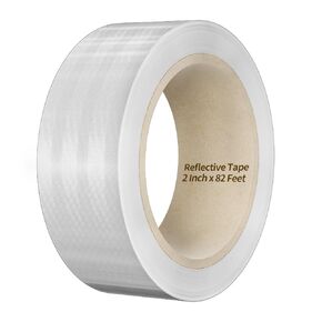 Red Reflective Tape, 1 Inch x 82 Feet - High Intensity - Safety Tape Waterproof Conspicuity for Trailer Reflector Trucks Bikes Baby Strollers Helmets