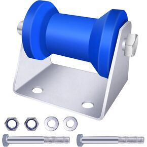 4INCH/5INCH Updated Boat Trailer Rollers with Brackets Blue Keel Roller Assembly Galvanized Steel