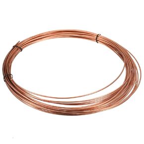 uxcell 99.9% Soft Copper Wire(12 Gauge, 49 FT), 0.94 Pound Spool Pure Copper Wire for Jewelry Making, Craft, Decorations