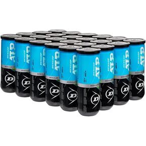 Dunlop Sports ATP Premium Tennis Balls - Case of 24 cans (72 Balls) - Regular Duty and Extra Duty