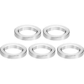 PATIKIL M8 Stainless Steel Spacers, 5Pcs Metal Spacer Stainless Steel 8.2mm ID x 12mm OD x 10mm L Stainless Steel Spacer Screw Standoff for 5/16" or M8 Screw