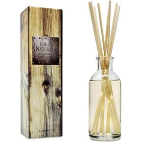 Urban Naturals Patchouli Woods Reed Diffuser Scent Sticks Gift Set | Sandalwood, Patchouli & Ylang Ylang | Scented Oil for Mid to Large Size Rooms. Vegan. Made in The USA