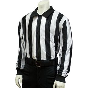 Smitty | FBS-123 | 2" Stripe Hybrid Cold Weather Water Resistant Referee Long Sleeve Shirt Football Lacross