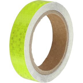 ACROPIX Universal 2.5cmx10m Green Car Reflective Stickers Reflective Tape Safety Warning Reflective Protector - Pack of 1