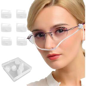Oxygen Tube Holder for Glasses，Oxygen Nasal Cannula Clips for Ear Protection，Oxygen Tube Ear Protectors，Oxygen Tube Clips for Glasses (6)