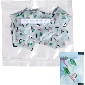 100 CC [500 Packets] Premium Oxygen Absorbers for Food Storage, Oxygen Scavengers Packets(2 Bag of 250 Packets) - ISO 9001 Certified Facility Manufactured