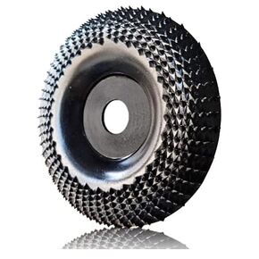 Wood Carving Disc 4 Inch Grinder Wheel with 5/8" Arbor Wood Shaping Disc for Angle Grinders