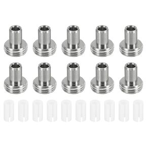PATIKIL Fiber Optical Tool Sets, 10 Pack 7mm Ceramic Core with Metal Heads for Visual Fault Locator Fiber Cable Tester