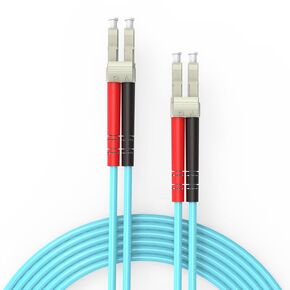 LC to LC Fiber Patch Cable,1G/10GB Single Mode Duplex LC-LC 9/125um SMF Fiber Optic Cable Cord LSZH for SFP Transceiver, Router, Fiber Networks and More (5M)