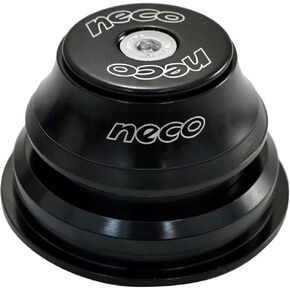 NECO 1-1/8""-1-1/2"" Semi-Integrated Threadless Headset 15.4mm Top Cone, NC2869, Black
