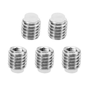 PATIKIL M5x12mm نايلون طرف نكش المسمار، 5 حزمة متري عرافة المقبس رئيس كأس نقطة مكافحة زلة مجموعة مسامير الأجهزة محرك عرافة الداخلية، 304 الفولاذ المقاوم للصدأ
