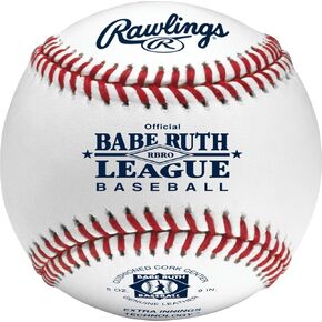Rawlings | BABE RUTH LEAGUE Baseballs | Tournament Grade | RBRO | Youth/14U | 12 Count