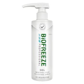Biofreeze Professional Strength Pain Relief Gel, Arthritis Pain Reliver, Knee & Lower Back Pain Relief, Sore Muscle Relief, Neck Pain Relief, FSA Eligible, 16 FL OZ Biofreeze Menthol Gel