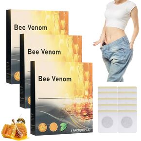 New Bee Venom Patches,Professional Bee Venom Patch,Bee Venom Patches for Women & Men - Comfortable and Easy to Use (3 Bags/30pcs)