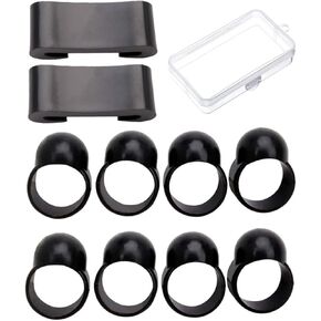 Toyvian 10pcs Ethereal Drum Accessories Steel Tongue Drum Accessories Drum Instrument Accessories Finger Picks for Dobro Drum Drum Mallet Bracket Mallet Bracket Accessory Tool