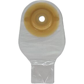 Safe n Simple 12" Drainable Ostomy Bag One Piece Pouch - Extended Wear Convex Pre Cut 1 1/8", Transparent - Ostomy Products - Colostomy & Ileostomy Bags - Supplies For Colostomy & Ileostomy - 10 Count
