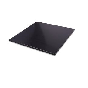 HDPE (High Density Polyethylene) Plastic Sheet 1/4" x 24" x 48" Black Smooth Both Sides