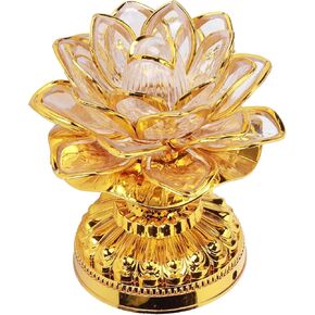 Buddhist Lamp Household Utensils Lotus Led Lamps Eternal Light Lotus Lamp Buddha Lamp Chinese Style Colorful 240V for 100 Buddhism Lamp in Saudi Arabia