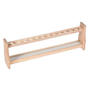 uxcell Wooden Test Tube Holder Rack 12 Wells for 25ml Centrifuge Tubes