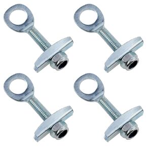 Bicycle Chain Adjuster Bicycle Adjustable Chain Buckle Bike Wheel Fixing Button for Dead Fly Bicycles Folding Bicycles and Mountain Bikes-4PCS