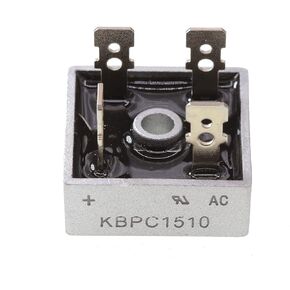 4 Pieces KBPC1510 15A 1000V Bridge Rectifier Diode Metal Case Single Phase Diode
