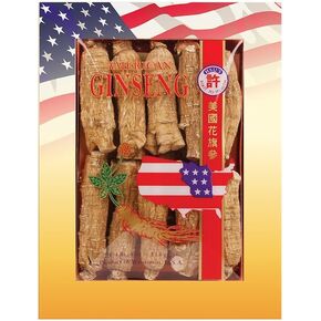 Hsu’s Ginseng SKU 130-4 | Half Short Extra Large | Cultivated American Ginseng from Marathon County, Wisconsin USA w/ One Free Single American Ginseng Tea Bag | 4oz box, 西洋参, B019BP0YH8