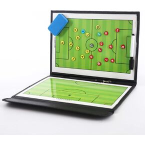 Soccer Coaching Board, 's Soccer Strategy Boards Magnetic Dry Erase Football Coaching Board Foldable Double Sided Soccer Clipboard
