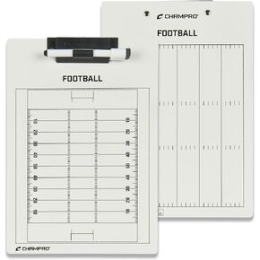 Champro Football Coach's Board (White, 12 x 9-Inch)