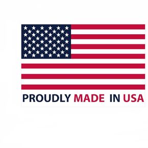 2 X 3 Proudly Made in USA Colored Stickers Sheet -100 Stickers