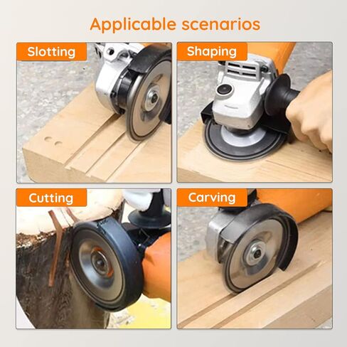 5 قطع من أقراص سلسلة نحت الخشب مقاس 5/8 بوصة، قرص نحت الخشب بشفرة المنشار، عجلة نحت الخشب متعددة الوظائف، للنقش/القطع/التشكيل/التقليم in Kuwait