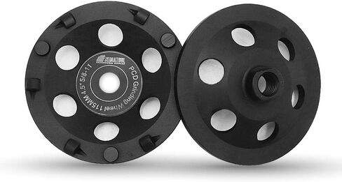 SHDIATOOL 5 Inch PCD Grinding Cup Wheel for Remove Epoxy Glue Mastic Paint and Concrete Floor Surface Coating 5/8"-11 Thread in Saudi Arabia