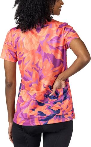 Terry Cycling Jersey Womens Actif Short Sleeve Bike Top, UPF 50+ Summer Top for Women, Reg. & Plus Sizes in Saudi Arabia