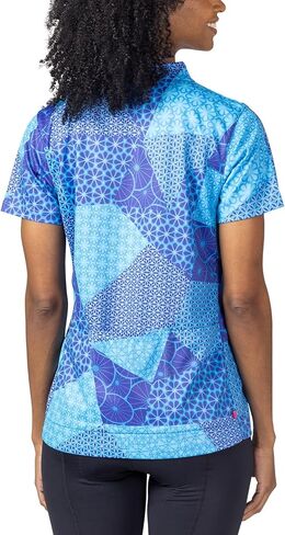Terry Cycling Jersey Womens Actif Short Sleeve Bike Top, UPF 50+ Summer Top for Women, Reg. & Plus Sizes in Saudi Arabia