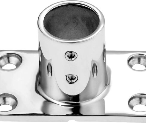 Heavy Dudy 316 Stainless Steel Boat Rectangular Base Marine Yacht Hand Rail Fitting Rail Tube Stanchion Base Column Accessories-1PACK in Kuwait