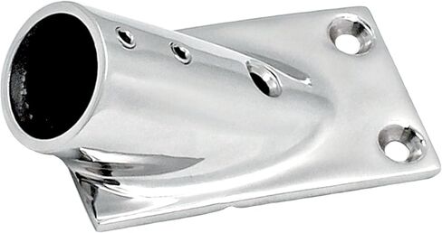 Heavy Dudy 316 Stainless Steel Boat Rectangular Base Marine Yacht Hand Rail Fitting Rail Tube Stanchion Base Column Accessories-1PACK in Kuwait