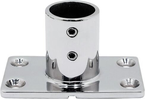 Heavy Dudy 316 Stainless Steel Boat Rectangular Base Marine Yacht Hand Rail Fitting Rail Tube Stanchion Base Column Accessories-1PACK in Kuwait